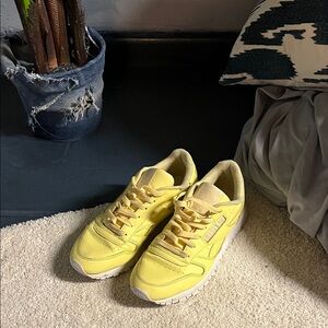 Reebok Yellow Athletic Shoes
